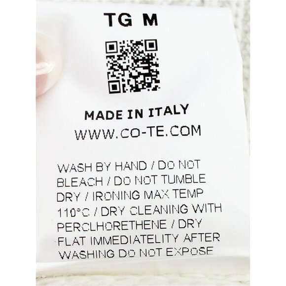 CO|TE Knit Sweater Vest Ribbed Design w/ Decorative Applique M - Picture 8 of 10